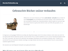 Tablet Screenshot of buecherverkaufen.org